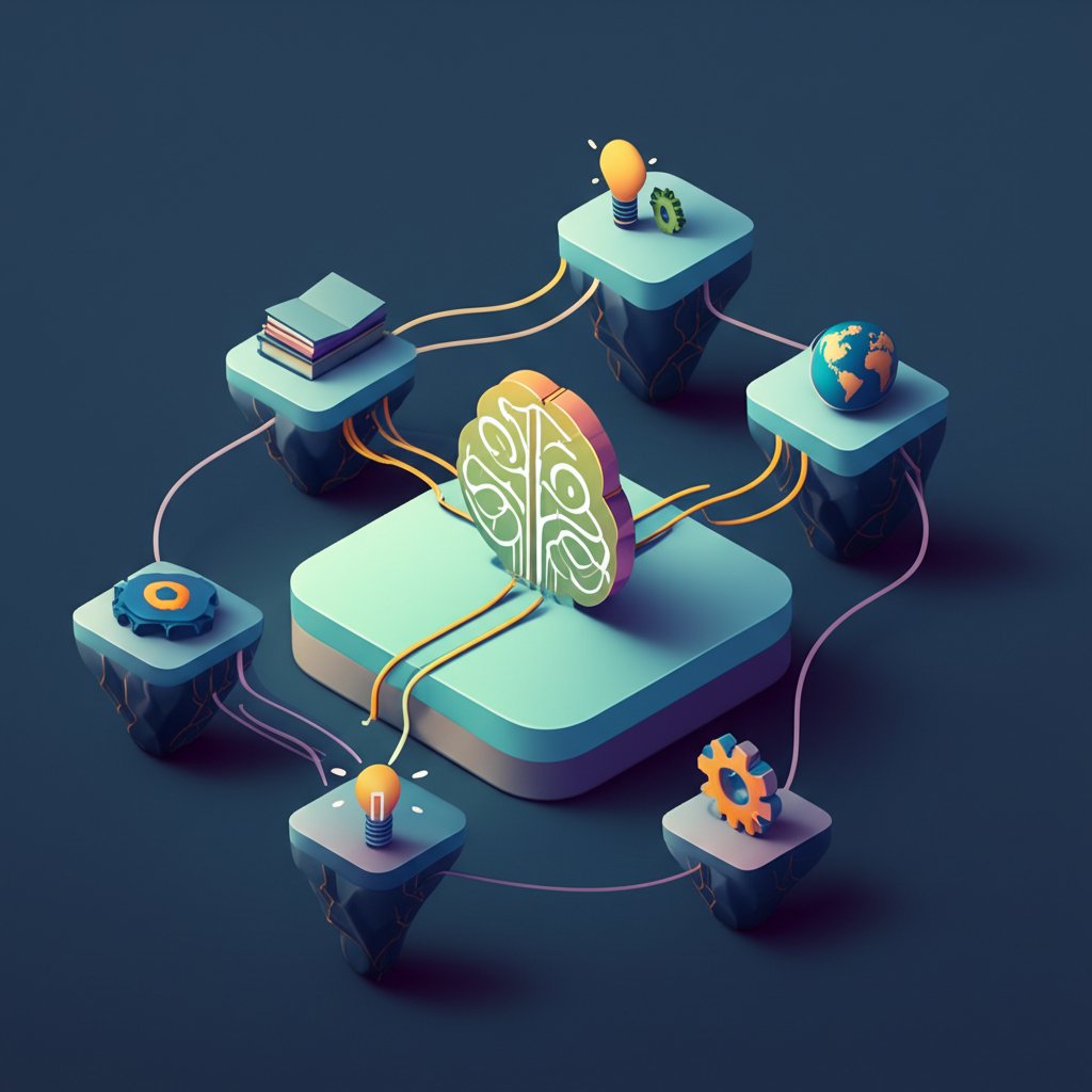 Visualizing thematic thinking: organizing ideas by themes, not just chronological order.
