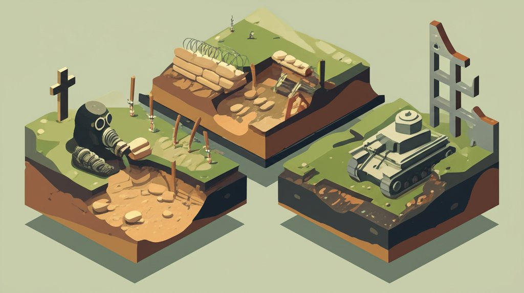 World War One vs. World War Two: historical comparison and key differences.