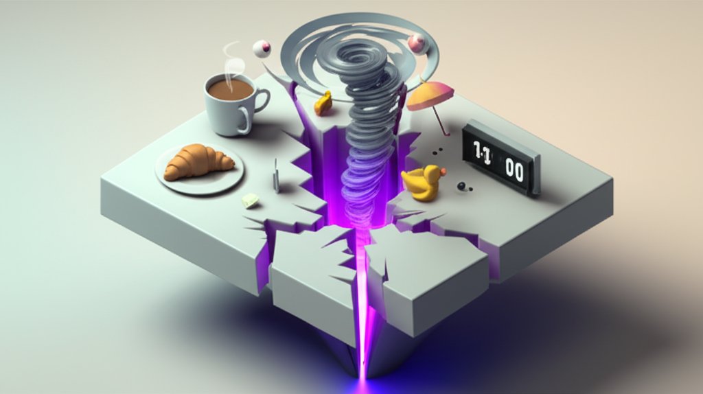 Bizarre disasters erupting from nowhere, causing a single day's mayhem.