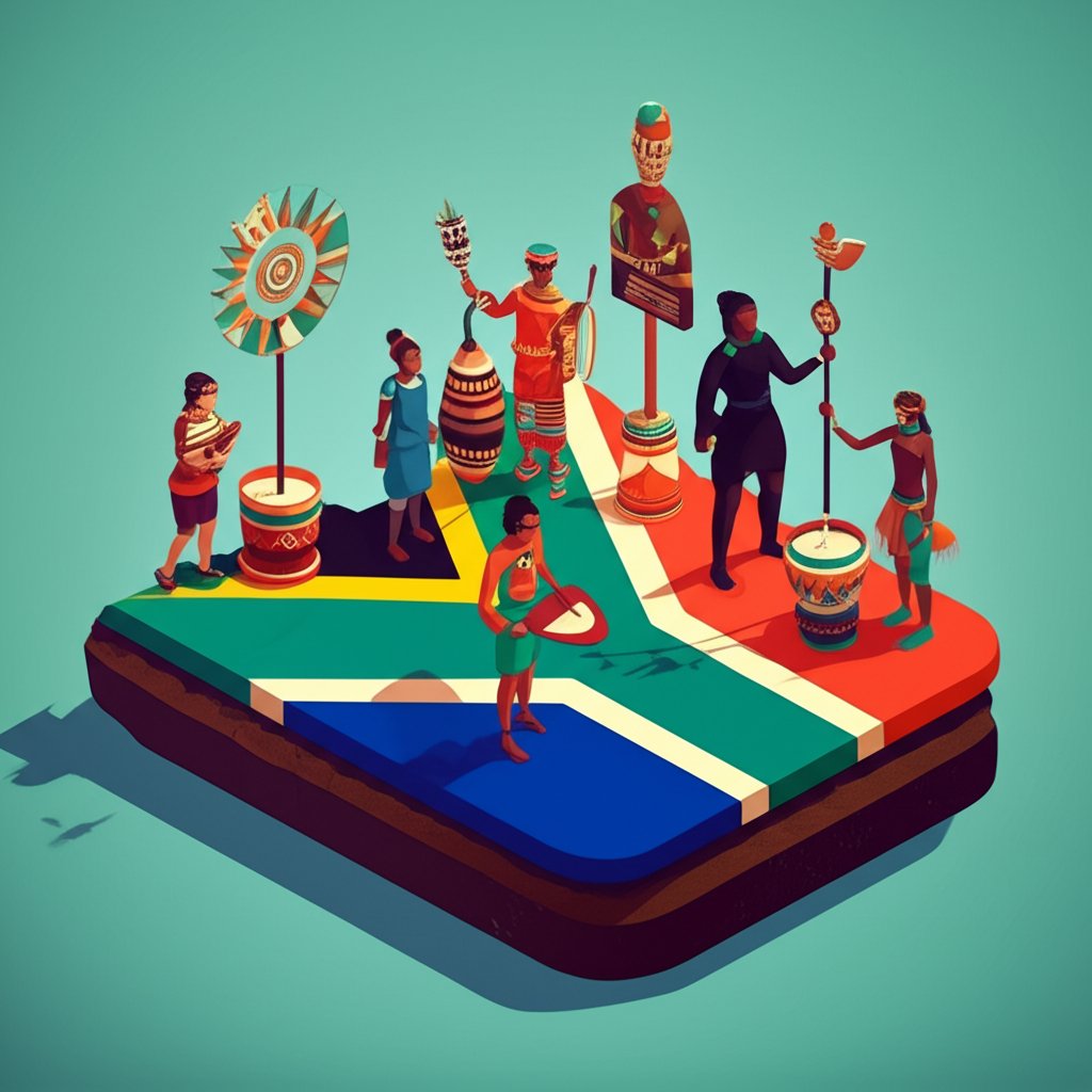 Beyond birthplace: South Africa's diverse cultures and unique identities.