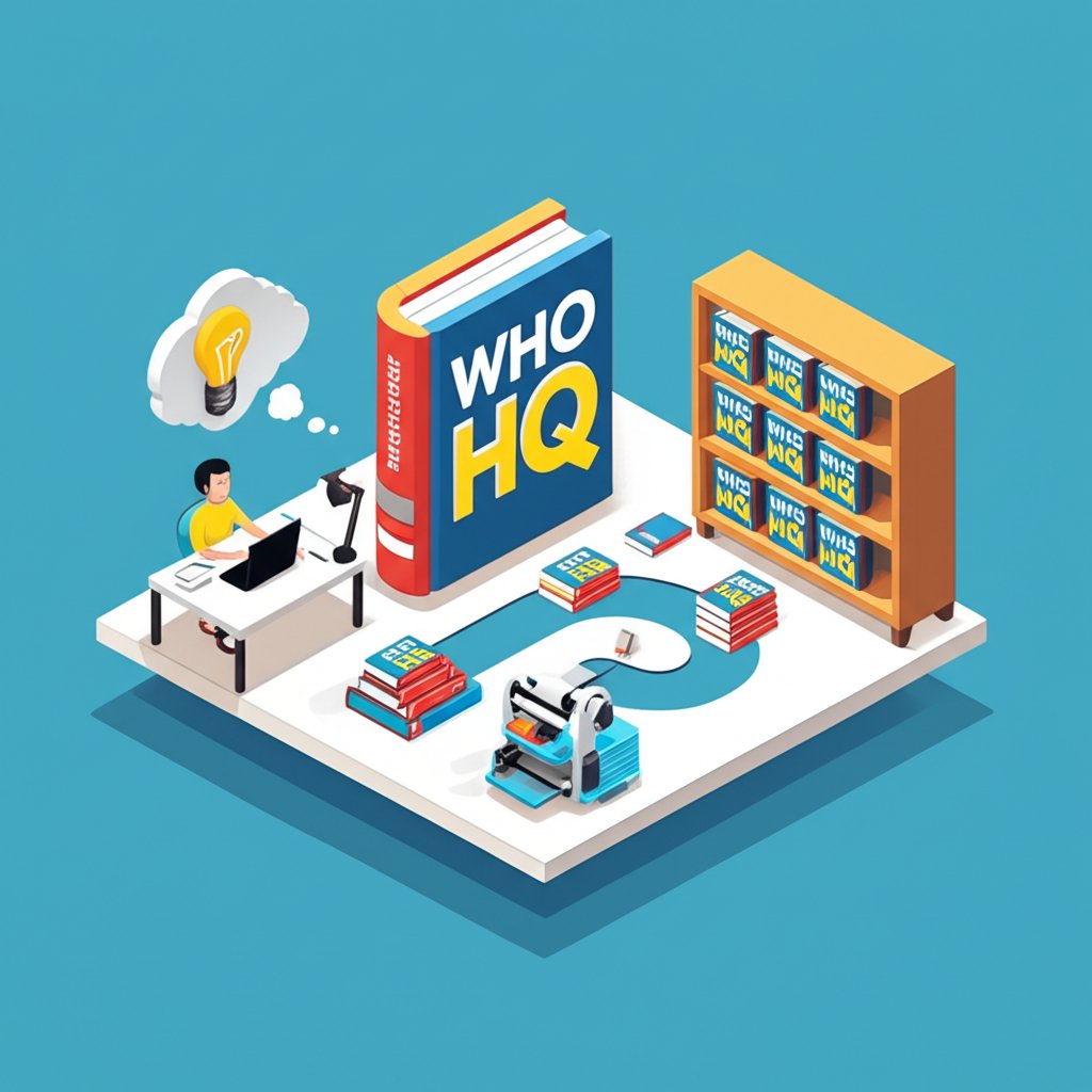 Anatomy of a Who HQ Choice: detailed book publishing journey from concept to bookshelf.