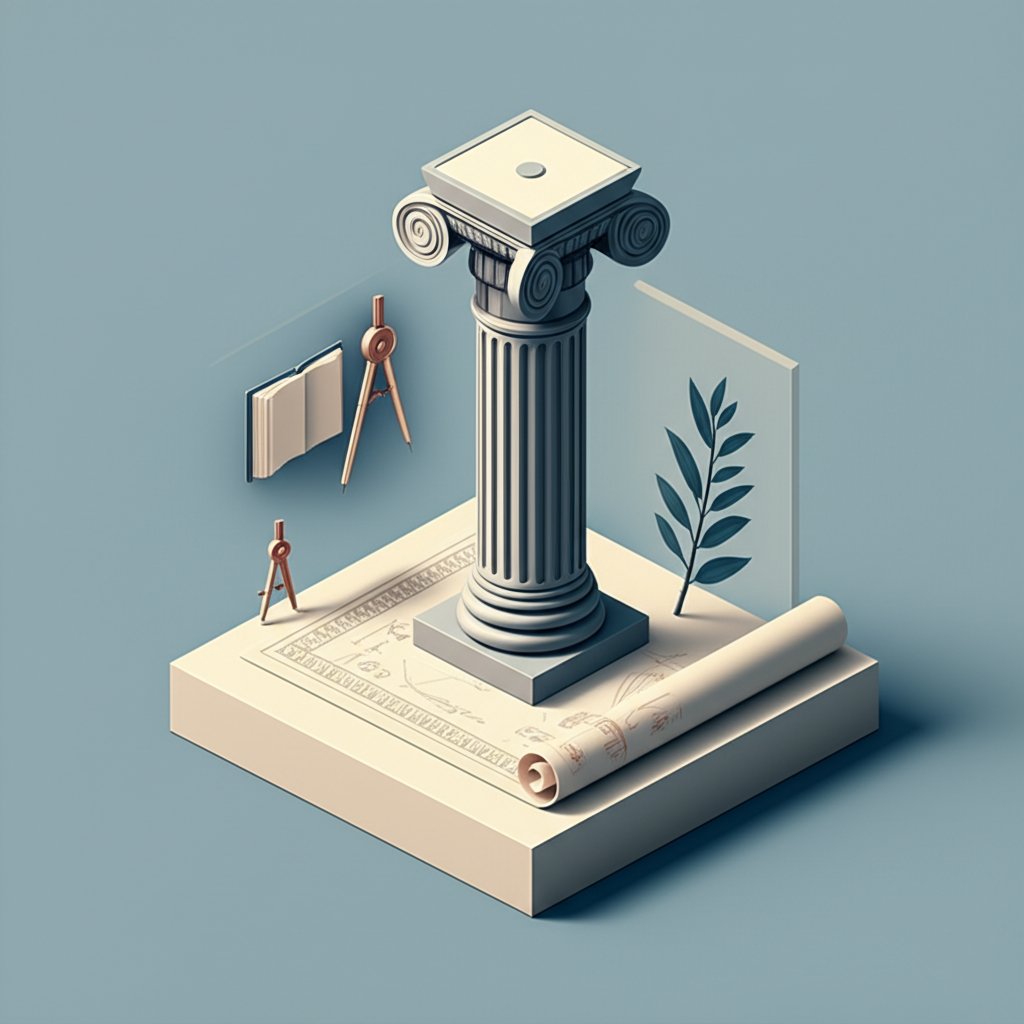 Classical origins: The blueprint for Western Civilization's foundational philosophy and law.